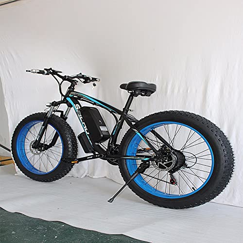 KXY E-Bicicleta, Bicicleta Asistida por Pedal Adulto De 26 Pulgadas, Batería De Iones De Litio Recargable De 48V 13AH, Velocidad Superior De 45 Km/H, 21 Engranajes, Bicicleta De E-Bicicleta Plegable