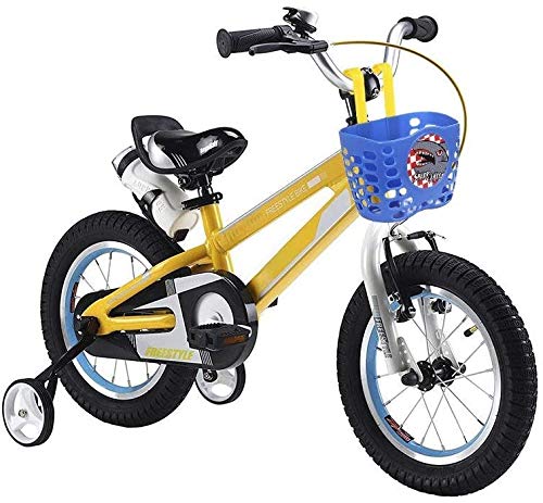 Kyowoll Cesta de Bicicleta Infantil Lindo Patrón de Dibujos Animados Colgando Cesta de Manillar de Bicicleta de Plástico Barra Larga para niños niñas Bicicleta y Monopatín (Azul)