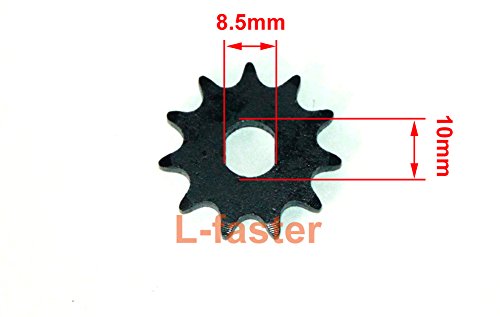 L-faster 11 Dientes T8F piñón de Cadena para la Vespa electrica Motor Motor my1020 montado piñón e - Scooter Parts piñon Diente 11