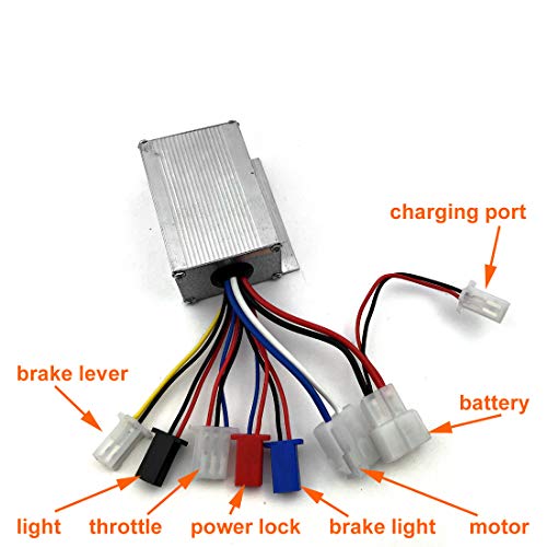 L-faster 24V36V250W Electric Conversion Kit for Common Bike Left Chain Drive Customized for Electric Geared Bicycle Derailleur (Twist Kit)