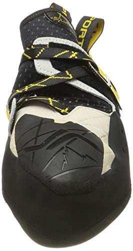 La Sportiva 20G000100, Zapatos de Escalada Unisex Adulto, White Yellow, 39.5 EU
