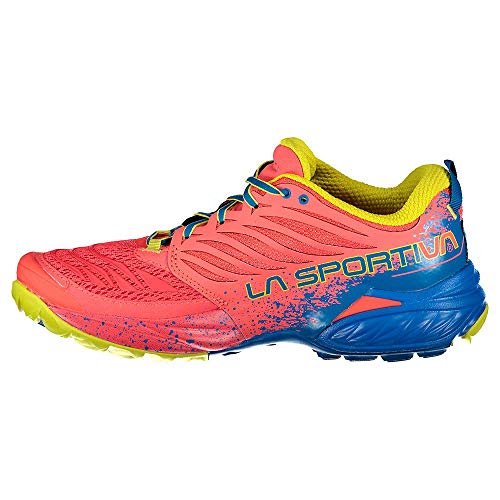 LA SPORTIVA Akasha Woman, Zapatillas de montaña Mujer, Hibiscus/Neptune, 39 EU