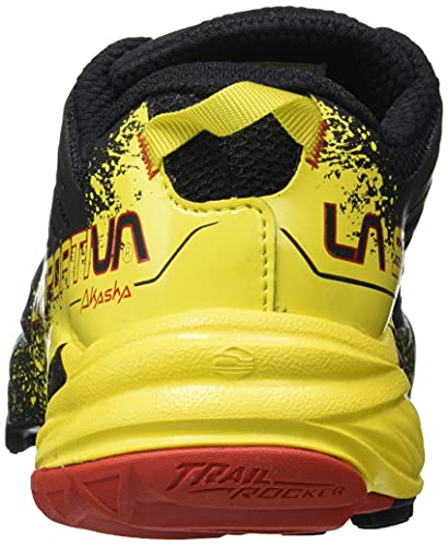 La Sportiva Akasha, Zapatillas de Deporte Mujer, Multicolor (Black/Yellow 000), 36 EU