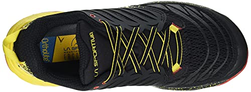 La Sportiva Akasha, Zapatillas de Deporte Mujer, Multicolor (Black/Yellow 000), 36 EU