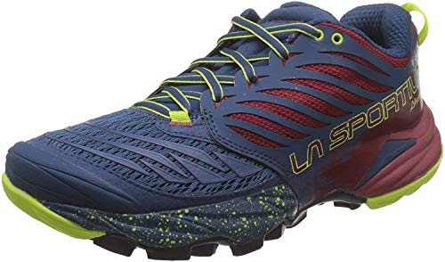 La Sportiva Akasha, Zapatillas de montaña Hombre, Opal/Chili, 41 EU