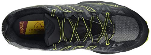 La Sportiva Akyra GTX, Zapatillas de Trail Running Hombre, Multicolor (Carbon/Apple Green 000), 43.5 EU