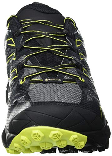 La Sportiva Akyra GTX, Zapatillas de Trail Running Hombre, Multicolor (Carbon/Apple Green 000), 43.5 EU