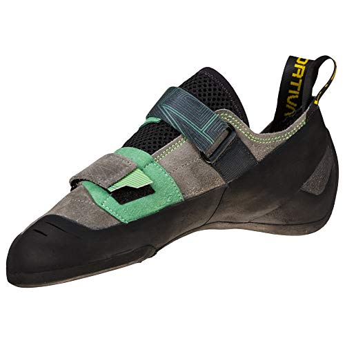 LA SPORTIVA Aragon, Zapatillas de Escalada Hombre, Clay/Jasmine Green, 42.5 EU