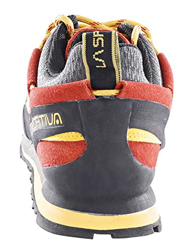 La Sportiva Boulder X, Zapatillas de Senderismo Hombre, Rojo (Rojo 000), 42 EU