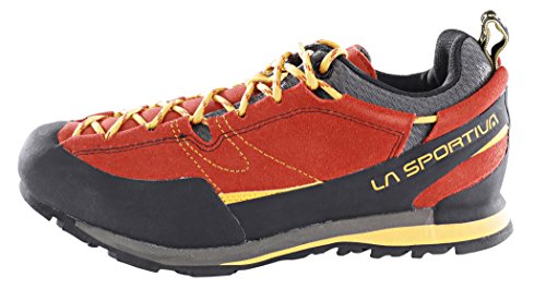 La Sportiva Boulder X, Zapatillas de Senderismo Hombre, Rojo (Rojo 000), 42 EU