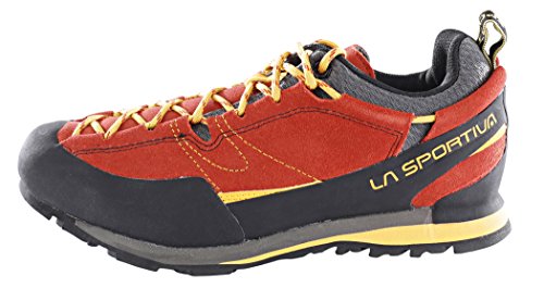 La Sportiva Boulder X, Zapatillas de Senderismo Hombre, Rojo (Rojo 000), 45.5 EU