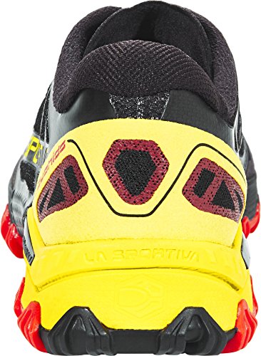 La Sportiva Bushido, Zapatillas de Trail Running Hombre, Multicolor (Black/Yellow 000), 41 EU