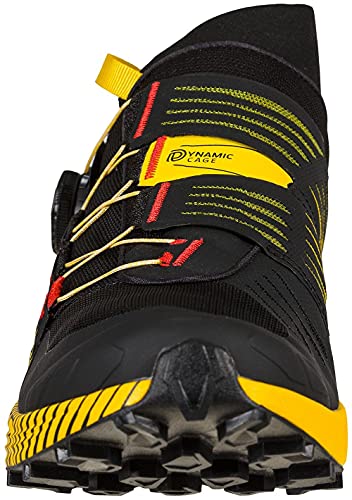 LA SPORTIVA Cyklon, Zapatillas de Trail Running Hombre, Negro Amarillo, 42 EU