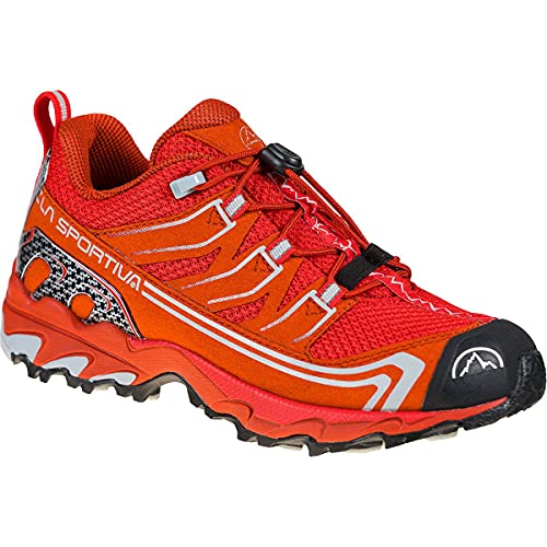 LA SPORTIVA Falkon Low 27-35, Zapatillas de Senderismo, Goji/Saffron, 32 EU