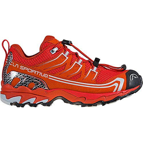 LA SPORTIVA Falkon Low 27-35, Zapatillas de Senderismo, Goji/Saffron, 32 EU