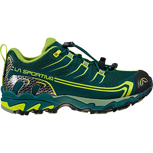 LA SPORTIVA Falkon Low GTX 27-35, Zapatillas de Senderismo, Jungle/Neon, 30 EU