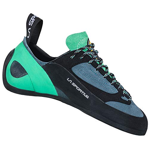 LA SPORTIVA Finale Woman, Zapatillas de Trekking Mujer, Slate/Jade Green, 39.5 EU