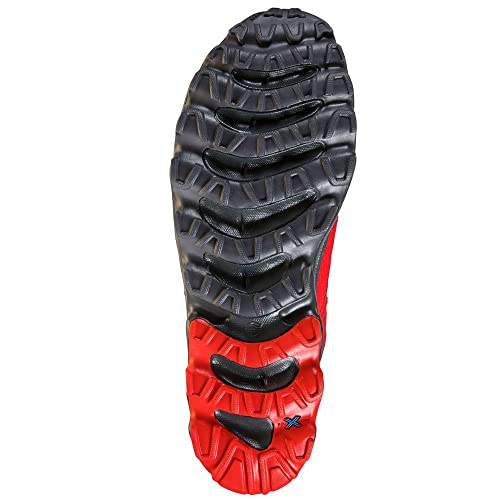 LA SPORTIVA Helios III, Zapatillas de Trail Running Hombre, Goji/Carbon, 44.5 EU