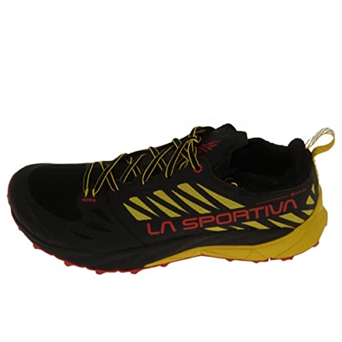 LA SPORTIVA Kaptiva GTX, Zapatillas de Trail Running Hombre, Black/Yellow, 44 EU