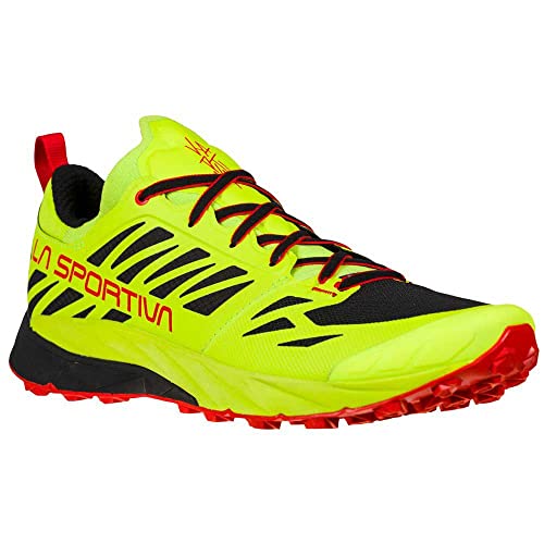 LA SPORTIVA Kaptiva, Zapatillas de Trail Running Hombre, Neon/Goji, 44.5 EU