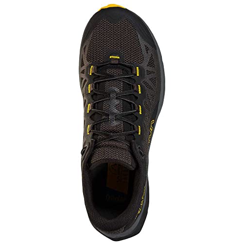 LA SPORTIVA Karacal, Zapatillas de Trail Running Hombre, Black/Yellow, 47.5 EU