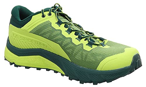La Sportiva Karacal, Zapatillas de Trail Running Hombre, Neon/Jungle, 45 EU