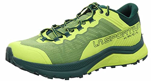 La Sportiva Karacal, Zapatillas de Trail Running Hombre, Neon/Jungle, 45 EU
