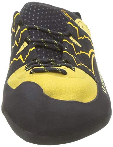 La Sportiva Katana Laces, Zapatos de Escalada Hombre, Yellow Black, 39 EU