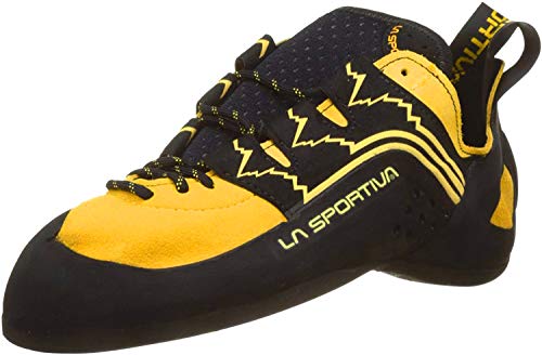 La Sportiva Katana Laces, Zapatos de Escalada Hombre, Yellow Black, 39 EU