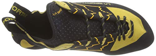 La Sportiva Katana Laces, Zapatos de Escalada Hombre, Yellow Black, 39 EU