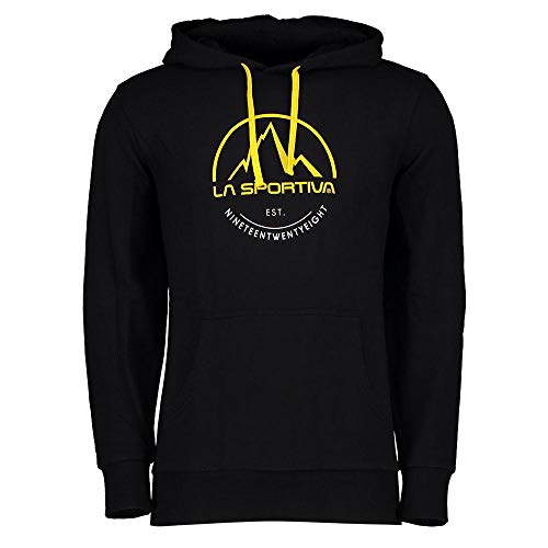 La Sportiva Logo Hoody Sudadera con Capucha, Unisex Adulto, Negro (Black), M