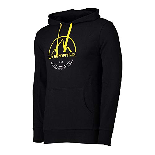 La Sportiva Logo Hoody Sudadera con Capucha, Unisex Adulto, Negro (Black), M