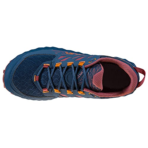 LA SPORTIVA Lycan II Woman, Zapatillas de Trail Running Mujer, Denim/Rouge, 38.5 EU