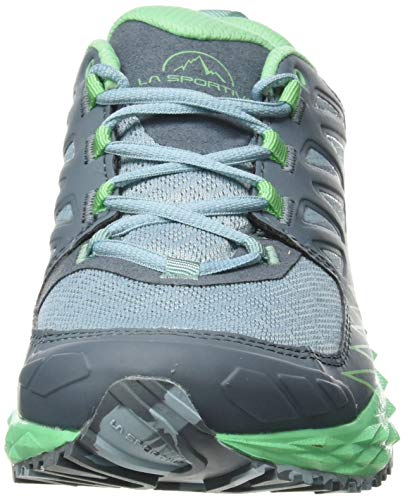 La Sportiva Lycan Woman, Zapatillas de Trail Running Mujer, Multicolor (Stone Blue/Jade Green 000), 37.5 EU