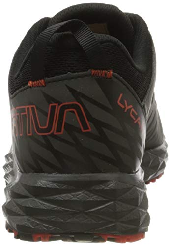 La Sportiva Lycan, Zapatillas de Trail Running Hombre, Multicolor (Black/Tangerine 000), 43 EU