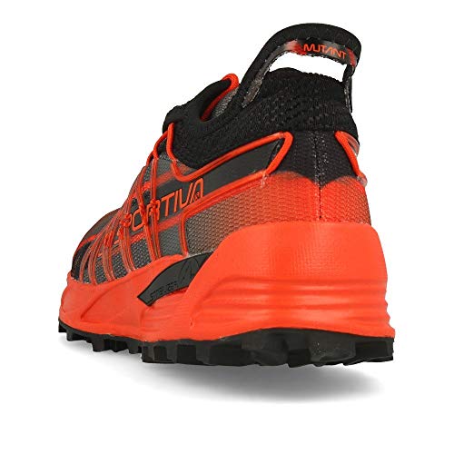 LA SPORTIVA Mutant, Zapatillas de Mountain Running Hombre, Tangerine/Carbon, 43 EU