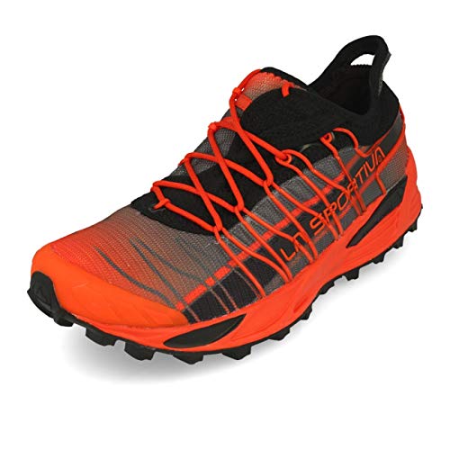 LA SPORTIVA Mutant, Zapatillas de Mountain Running Hombre, Tangerine/Carbon, 43 EU