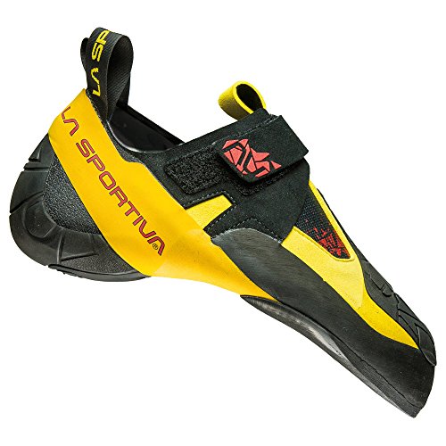 LA SPORTIVA Skwama Black/Yellow, Zapatillas de Escalada Unisex Adulto, 45 EU