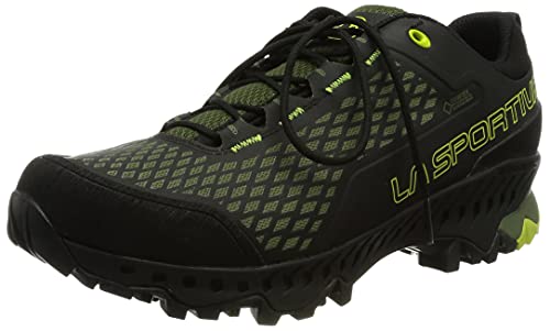 LA SPORTIVA Spire GTX, Zapatillas de Senderismo Hombre, Black/Neon, 43.5 EU