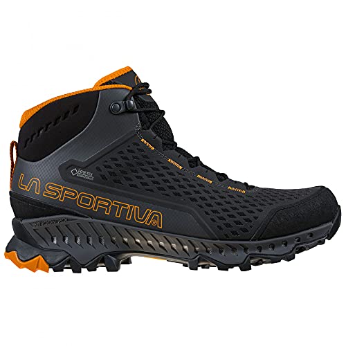 LA SPORTIVA Stream GTX, Botas de Senderismo Hombre, Carbon/Maple, 44 EU