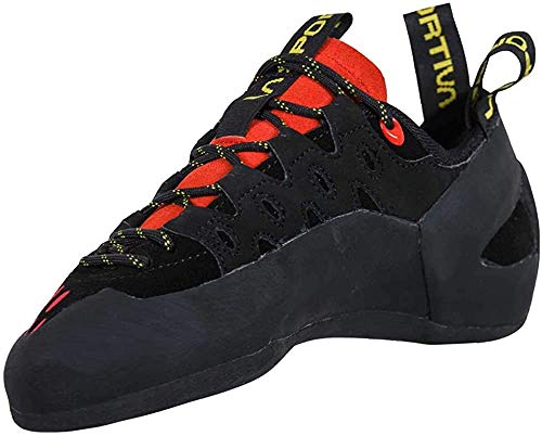 LA SPORTIVA Tarantulace, Zapatillas de Trekking Hombre, Black/Poppy, 43 EU