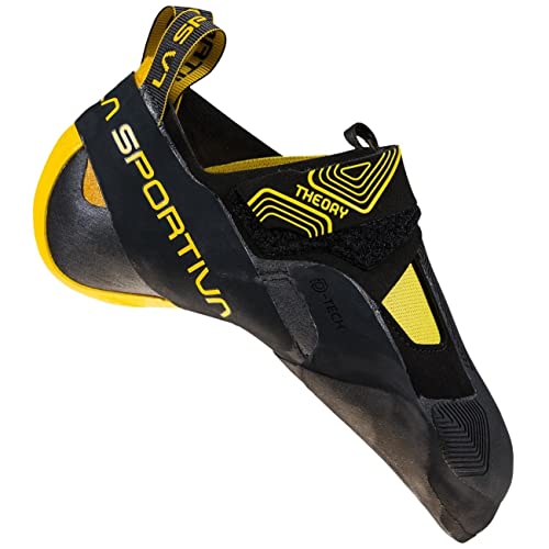 LA SPORTIVA Theory, Zapatillas de Trekking Hombre, Black/Yellow, 42 EU