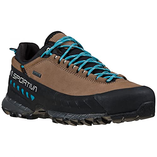 LA SPORTIVA Tx5 Low Woman GTX, Zapatillas de Senderismo Mujer, Taupe/Topaz, 38 EU