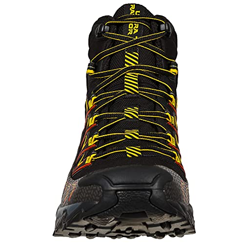 LA SPORTIVA Ultra Raptor II Mid GTX, Botas de Senderismo Hombre, Black/Yellow, 42 EU