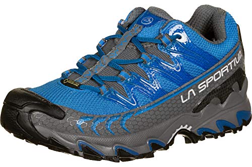 LA SPORTIVA Ultra Raptor Woman GTX, Zapatillas de Trail Running Mujer, Steel/Azure, 39.5 EU