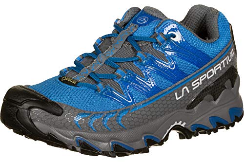 LA SPORTIVA Ultra Raptor Woman GTX, Zapatillas de Trail Running Mujer, Steel/Azure, 39.5 EU