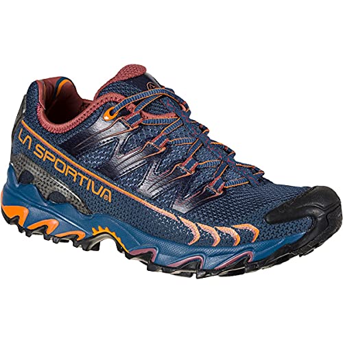 LA SPORTIVA Ultra Raptor Woman, Zapatillas de Trail Running Mujer, Denim/Rouge, 38.5 EU