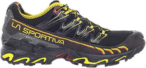 La Sportiva Ultra Raptor, Zapatillas de Running Hombre, Negro/Amarillo, 41.5