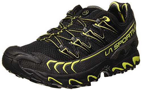 La Sportiva Ultra Raptor, Zapatillas de Trail Running Hombre, Multicolor (Black/Apple Green 000), 41.5 EU