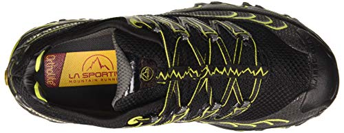 La Sportiva Ultra Raptor, Zapatillas de Trail Running Hombre, Multicolor (Black/Apple Green 000), 41.5 EU